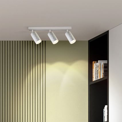 Brilagi - Spot LED RGBW dimabil SELE DIAMANT 3xGU10/4,8W/230V 3000K alb + telecomandă