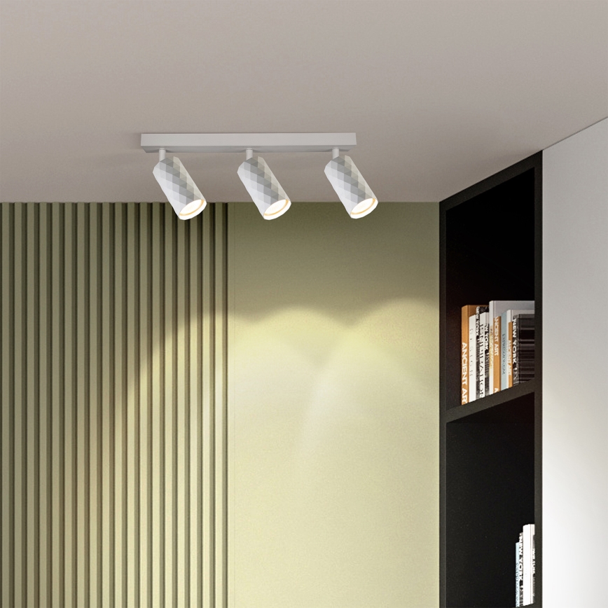 Brilagi - Spot LED RGBW dimabil SELE DIAMANT 3xGU10/4,8W/230V 3000K alb + telecomandă