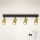 Brilagi - Spot LED RGBW reglabil SELE GOLDEN 4xGU10/4,8W/230V 3000K negru/auriu + telecomandă