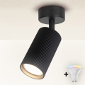 Brilagi - Spot LED RGBW reglabil SELE MODERN 1xGU10/4,8W/230V 3000K negru + telecomandă