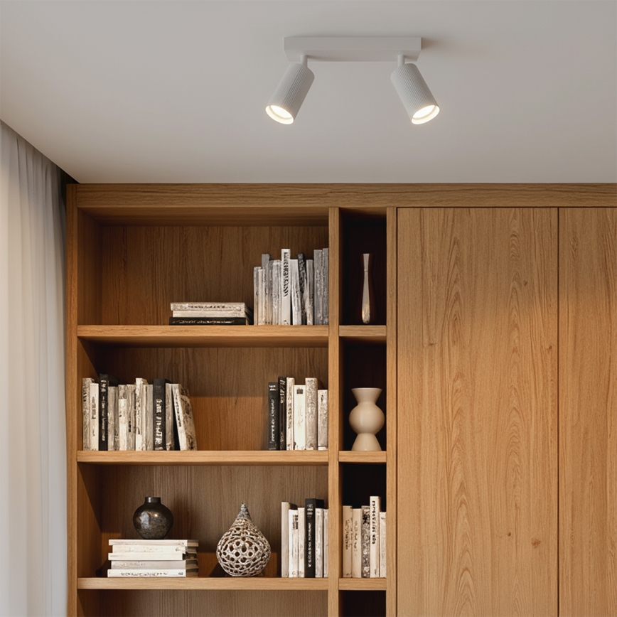 Brilagi - Spot LED RGBW dimabil SELE MODERN 2xGU10/4,8W/230V 3000K alb + telecomandă