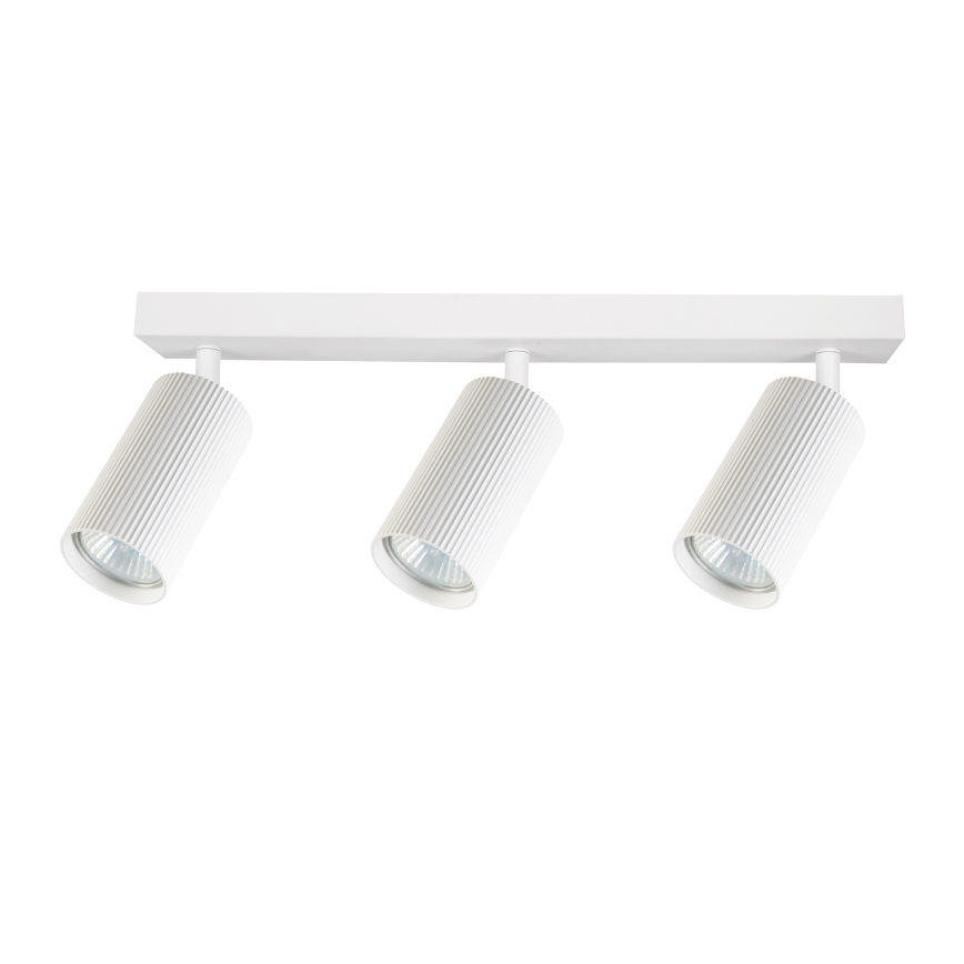Brilagi - Lampă spot LED RGBW reglabilă SELE MODERN, 3x GU10, 4,8W (fiecare), 230V, 3000K, albă + telecomandă