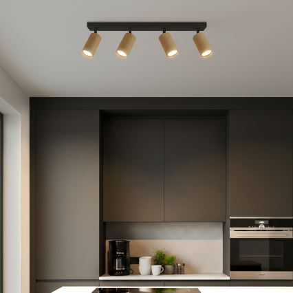 Brilagi - Spot LED RGBW cu intensitate reglabilă SELE MODERN 4xGU10/4,8W/230V 3000K auriu + telecomandă