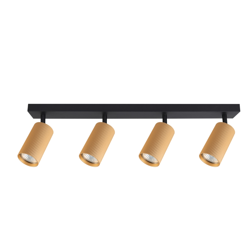 Brilagi - Spot LED RGBW cu intensitate reglabilă SELE MODERN 4xGU10/4,8W/230V 3000K auriu + telecomandă