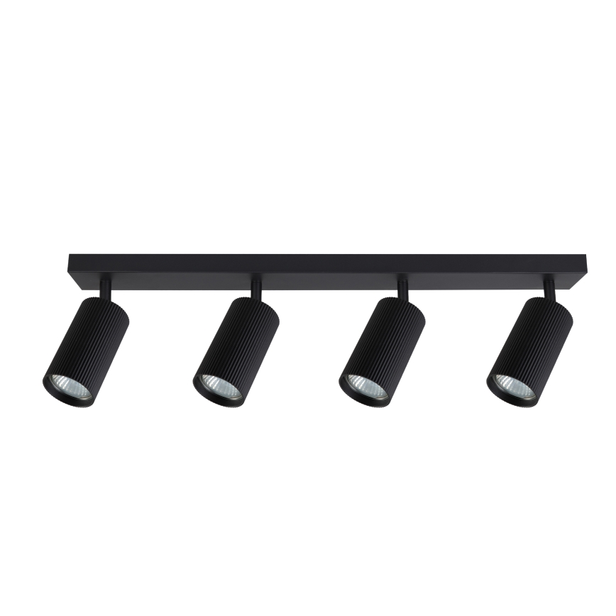 Brilagi - Spot LED RGBW dimabil SELE MODERN 4xGU10/4,8W/230V 3000K negru + telecomandă