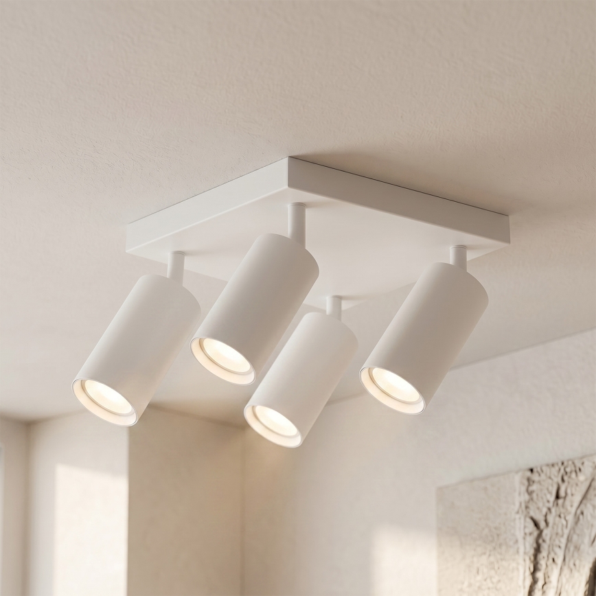 Brilagi - Spot LED RGBW dimabil SELE SQUARE 4xGU10/6,5W/230V 2700-6500K alb