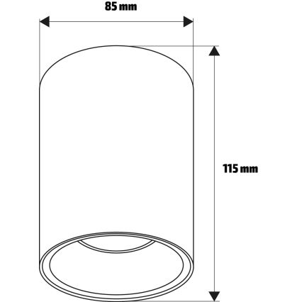 Brilagi - LED RGBW spot dimerizabil TRINE 1xGU10/30W/230V 3000K Wi-Fi bej/auriu