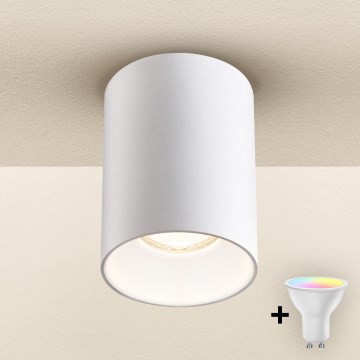 Brilagi - Spot LED RGBW reglabil TRINE 1xGU10/4,8W/230V 3000K alb + telecomandă