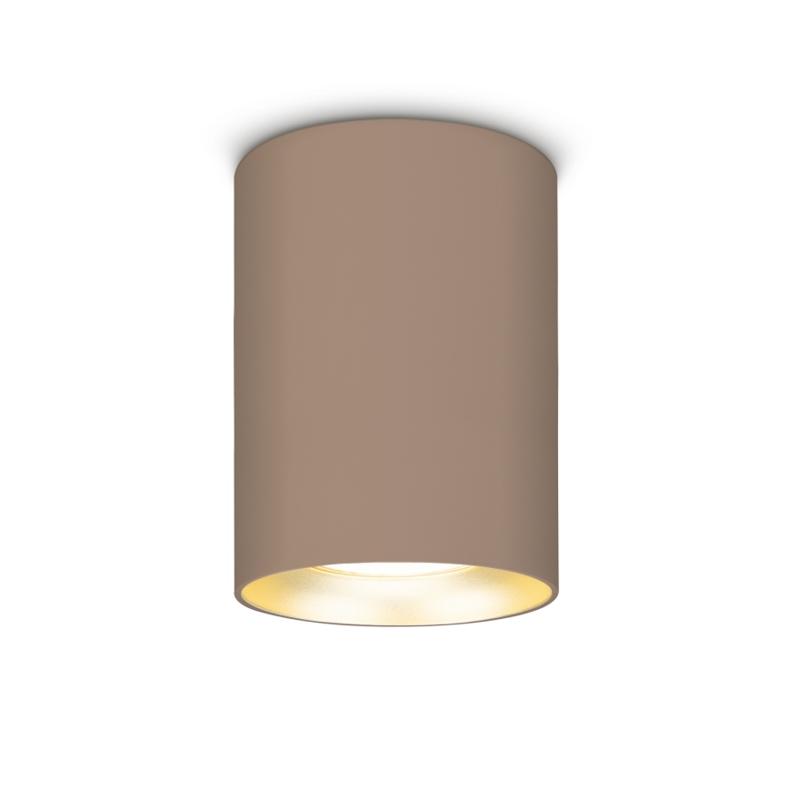 Brilagi - Spot LED RGBW reglabil TRINE 1xGU10/4,8W/230V 3000K bej/auriu + telecomandă