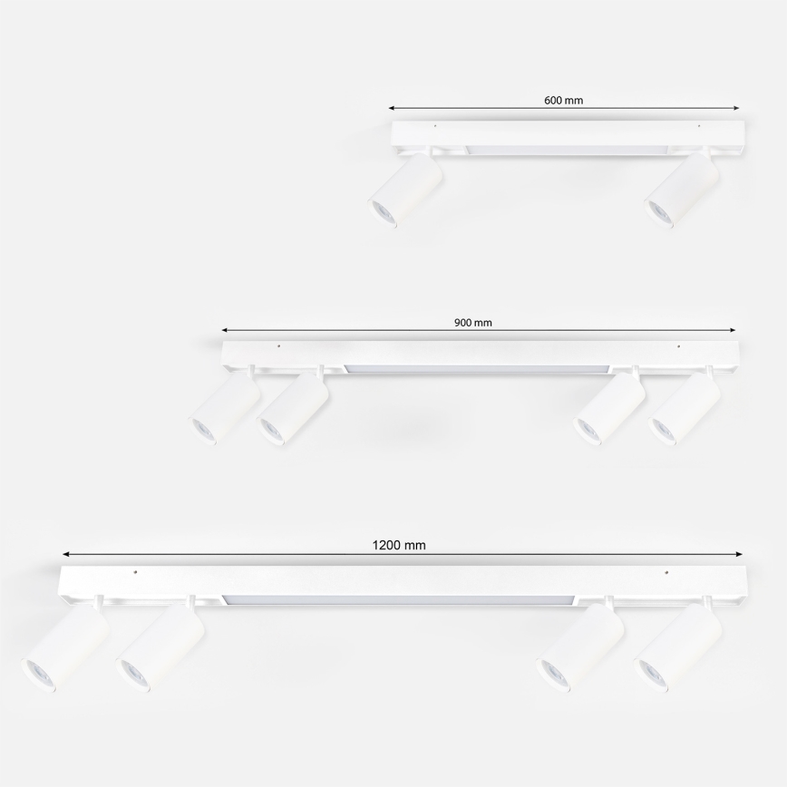 Brilagi - Spot LED SELE 2xGU10/30W/230V + LED/15W alb