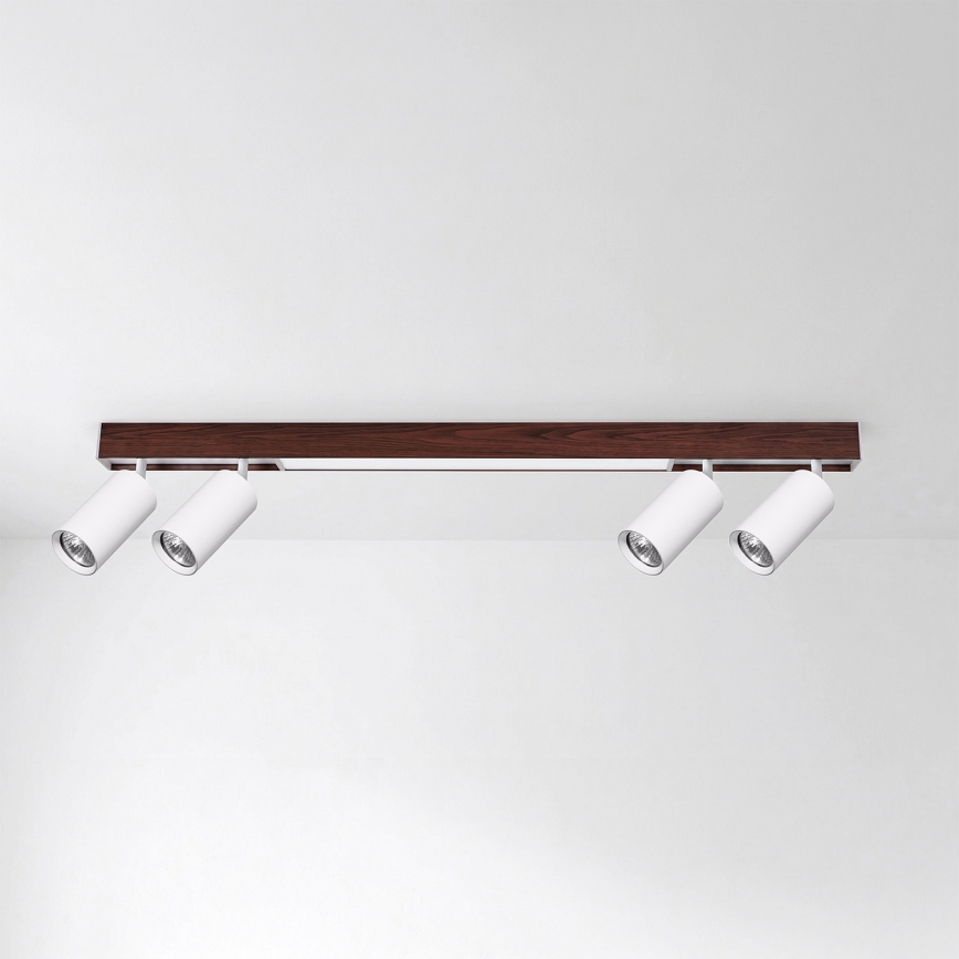 BRILAGI - Spot LED SELE 4xGU10/30W/230V + LED/20W alb/decor cireș