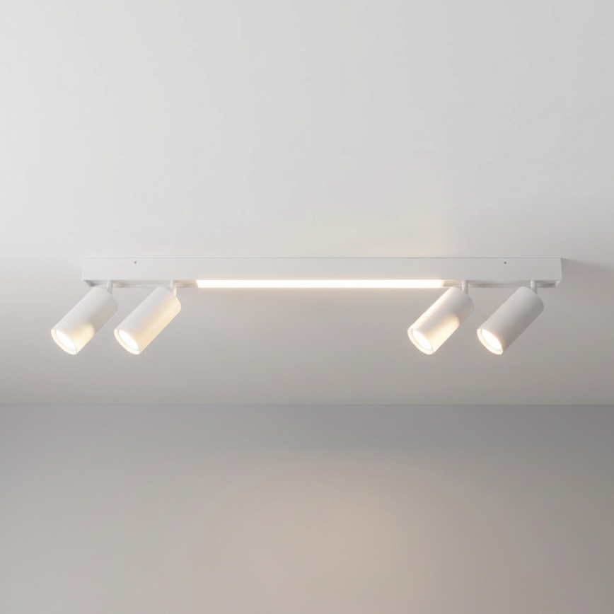 Brilagi - Spot LED SELE 4xGU10/30W/230V + LED/20W alb