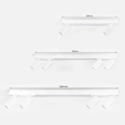 Brilagi - Spot LED SELE 4xGU10/30W/230V + LED/20W alb