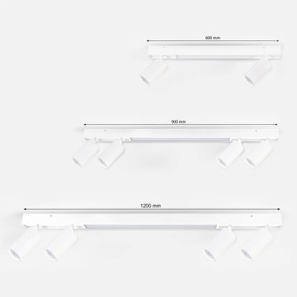 Brilagi - Spot LED SELE 4xGU10/30W/230V + LED/25W alb