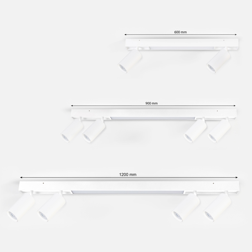 Brilagi - Spot LED SELE 4xGU10/30W/230V + LED/25W alb