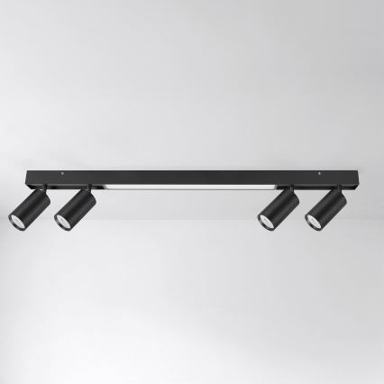 Brilagi - Spot LED SELE 4xGU10/30W/230V + LED/25W negru