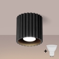 Brilagi - Spot LED SFERA 1x GU10/10W/230V Ø 10 cm negru