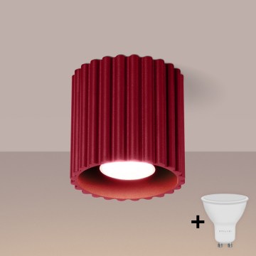 Brilagi - Spot LED SFERA 1xGU10/10W/230V Ø 10 cm bordo
