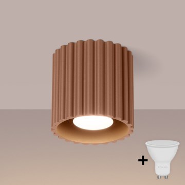 Brilagi - Spot LED SFERA 1xGU10/10W/230V Ø 10 cm maro