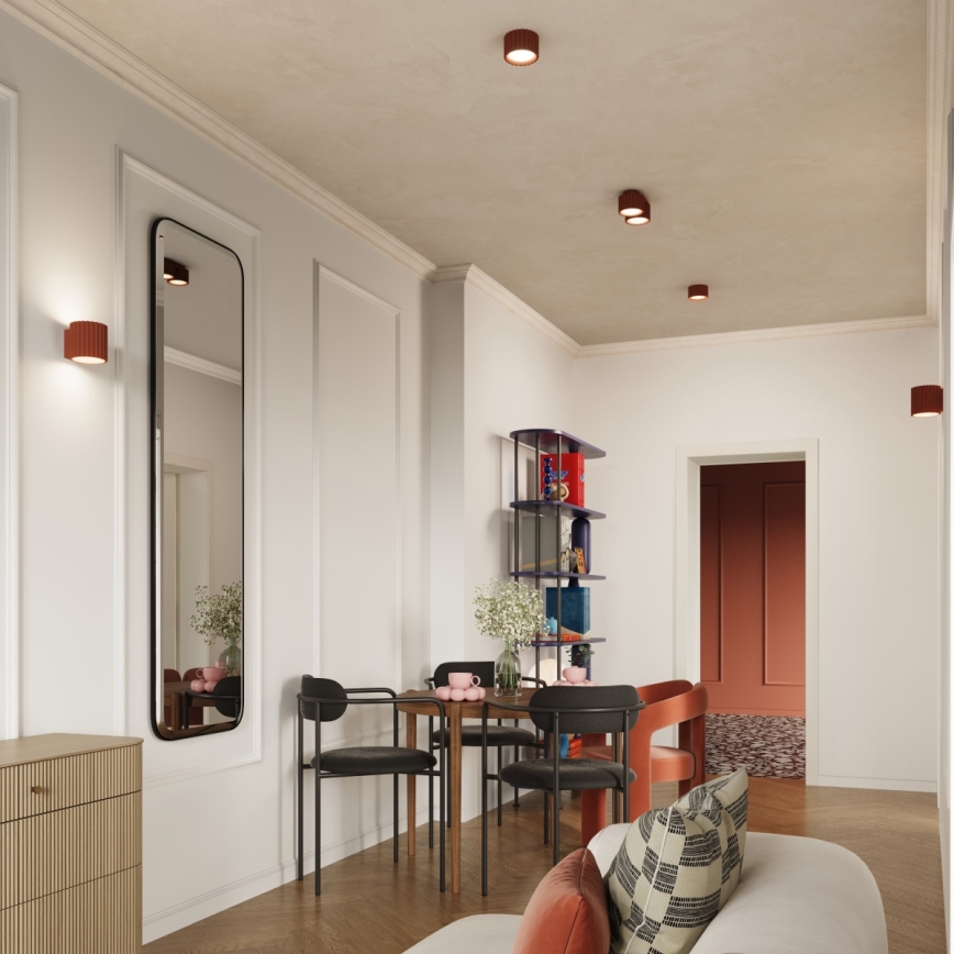 Brilagi - Spot LED SFERA 1xGX53/30W/230V, diam. 10 cm, roșu