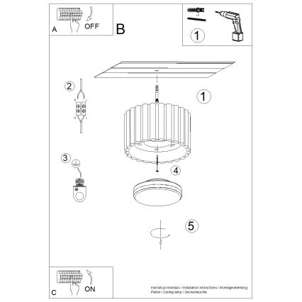 Brilagi - Spot LED SFERA 1xGX53/30W/230V Ø 10 cm taupe