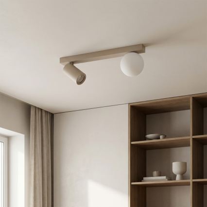 Brilagi - Spot orientabil SELE BALL 1xGU10/30W/230V + 1xG9/10W bej
