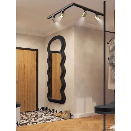 Brilagi - Spot pe șină HUSKY 4xGU10/10W/230V negru/auriu