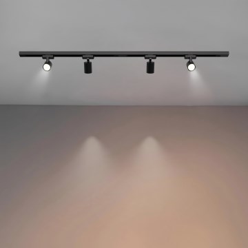 Brilagi - Spot pe șină HUSKY 4xGU10/10W/230V, negru