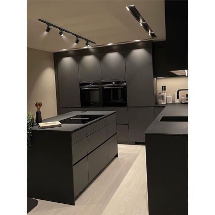 Brilagi - Spot pe șină HUSKY 4xGU10/10W/230V, negru