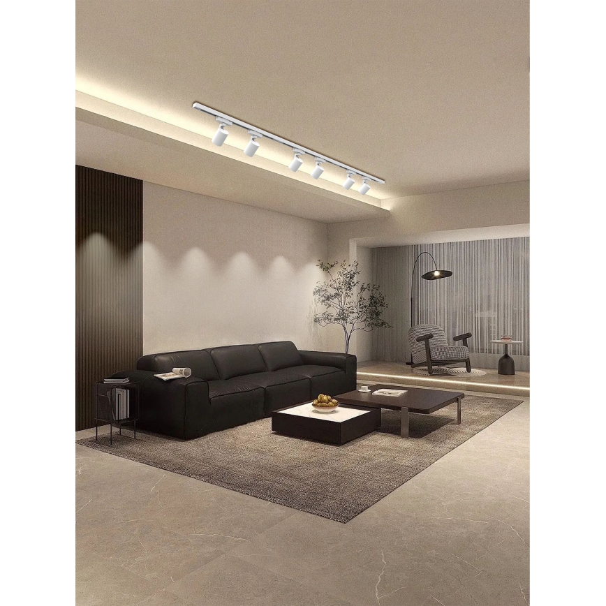 Brilagi - Spot pe șină HUSKY 6xGU10/10W/230V, alb