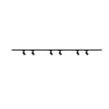 Brilagi - Spot pe șină HUSKY 6xGU10/10W/230V, negru