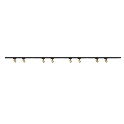 Brilagi - Spot pe șină HUSKY 8xGU10/10W/230V negru/auriu