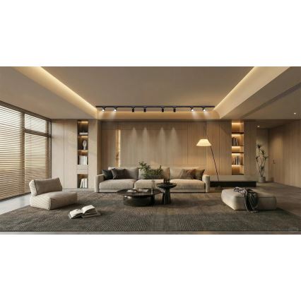 Brilagi - Spot pe șină HUSKY 8xGU10/10W/230V negru