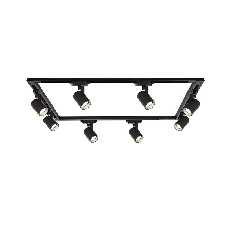 Brilagi - Spot pe șină HUSKY 8xGU10/10W/230V negru