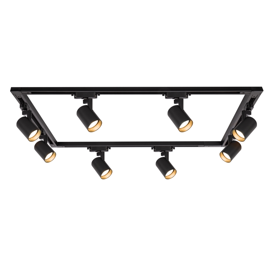 Brilagi - Spot pe șină HUSKY 8xGU10/10W/230V negru