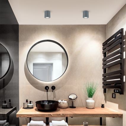 Brilagi - Spot pentru baie MIA, 1x GU10/30W/230V, 84x80 mm, antracit, IP54