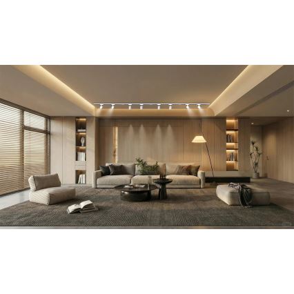 Brilagi - Spot pentru șină HUSKY 8xGU10/10W/230V, alb