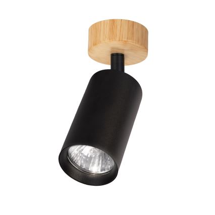 Brilagi - Spot SELE 1xGU10/30W/230V, negru/decor stejar