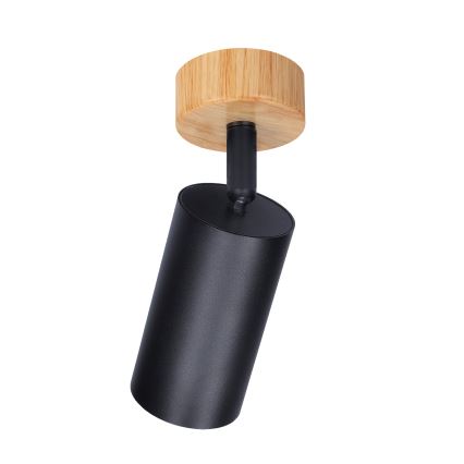 Brilagi - Spot SELE 1xGU10/30W/230V, negru/decor stejar