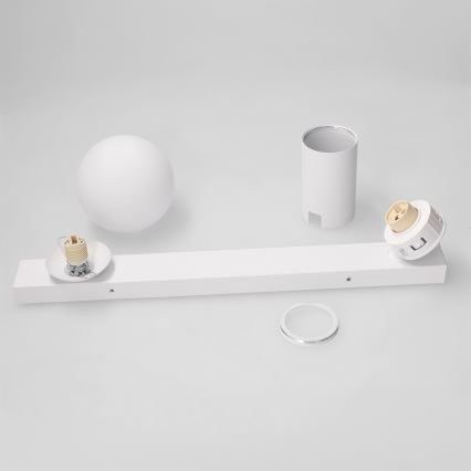 Brilagi - Spot SELE BALL 1xGU10/30W/230V + 1xG9/10W, alb