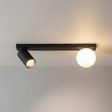 Brilagi - Spot SELE BALL 1xGU10/30W/230V + 1xG9/10W, negru