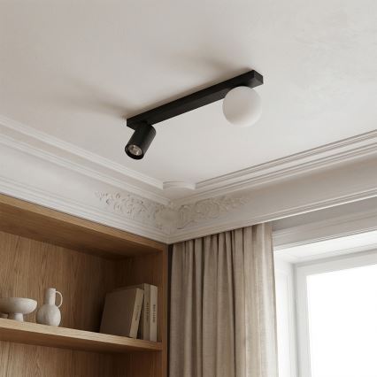 Brilagi - Spot SELE BALL 1xGU10/30W/230V + 1xG9/10W, negru