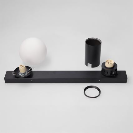 Brilagi - Spot SELE BALL 1xGU10/30W/230V + 1xG9/10W, negru