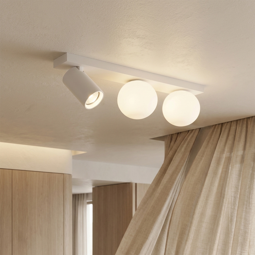 Brilagi - Spot SELE BALL 1xGU10/30W/230V + 2xG9/10W, alb