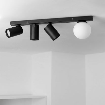 Brilagi - Spot SELE BALL, 3x GU10/30W/230V + 1x G9/10W, negru