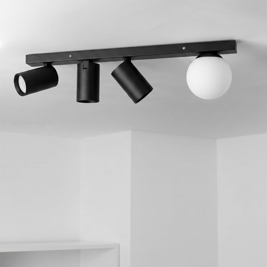 Brilagi - Spot SELE BALL, 3x GU10/30W/230V + 1x G9/10W, negru
