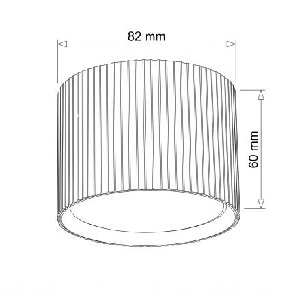 BRILAGI - Spot STRIPY 1xGX53/15W/230V 60x82 mm albastru