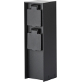 Brilagi - Stâlp exterior de prize PILLAR, 2 prize SCHUKO, 230 V, IP44, negru