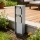 Brilagi - Stâlp exterior pentru prize PILLAR 2Z SCHUKO 230V IP44 argintiu