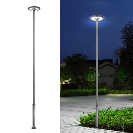 Brilagi - Stâlp metalic URBAN pentru iluminat exterior, 5 m, diametru 58 mm, antracit